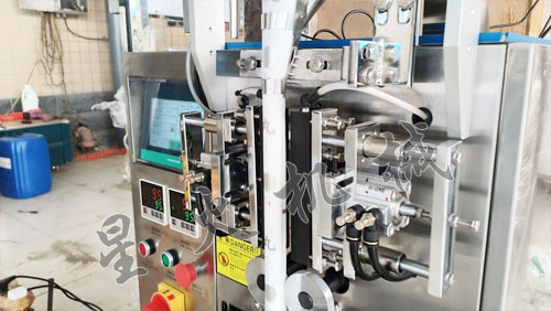 南京星火小型立式颗粒包装机展示